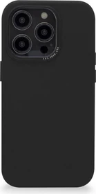 Decoded Leather Back Cover für Apple iPhone 14 Pro Max schwarz