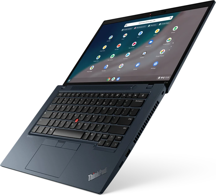 Lenovo ThinkPad C14 G1 Chromebook, Abyss Blue, Core i5-1245U, 8GB RAM, 256GB SSD, DE