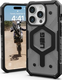 UAG Pathfinder Clear Case with MagSafe für Apple iPhone 15 Pro Ash