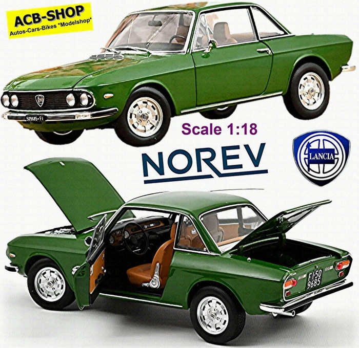 Norev Lancia Fulvia 3 1975 Dublin grün