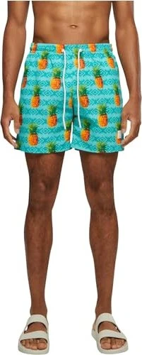 Urban Classics Pattern Badeshorts pineapple aop (Herren)