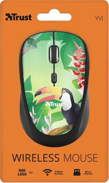 Trust Yvi Wireless Mouse Toucan, USB