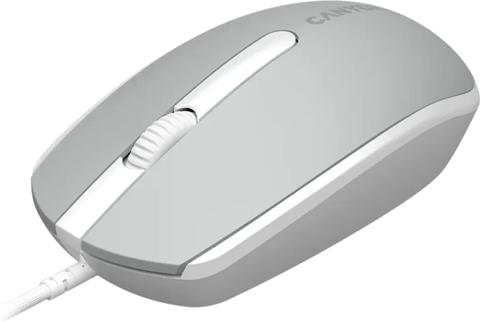 Canyon M-10 Wired Mouse, grau, USB