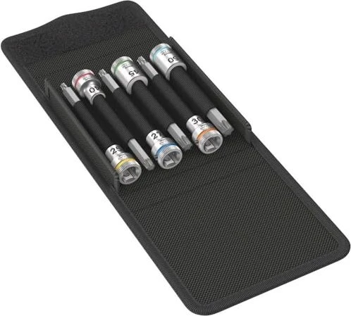 Wera 8767 B TORX HF 1 Zyklop Torx Steckschlüsselsatz inkl. Tasche, 6-tlg.