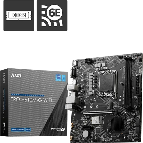 MSI PRO H610M-G WIFI (Intel 1700)