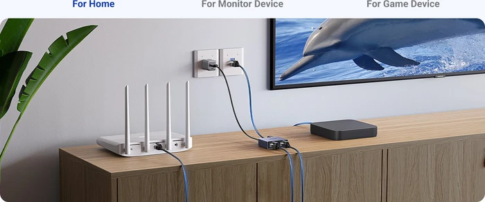 Ugreen Gigabit Switch, 3x RJ-45
