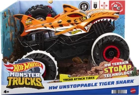 Mattel Hot Wheels RC Monster Trucks Tiger Shark