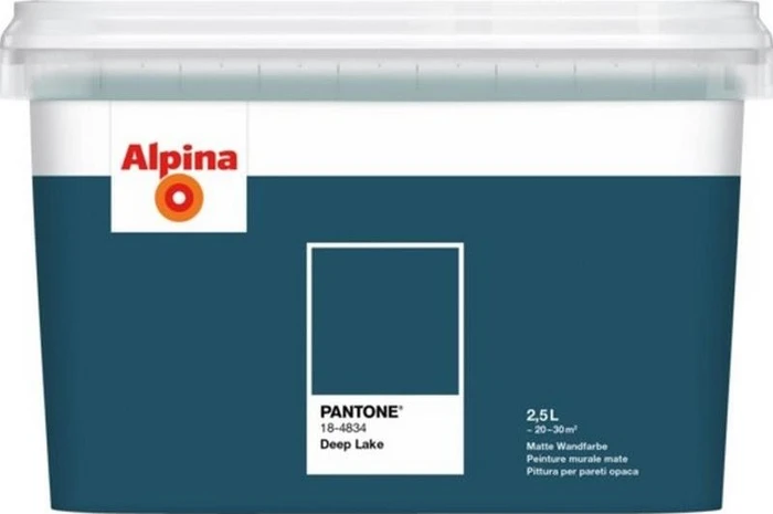Alpina Farben Pantone Innenfarbe 18-4834 deep lake, 2.5l