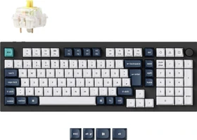 Keychron Q5 Max, Carbon Black, 96%, LEDs RGB, hot-swap, Gateron Jupiter BANANA, USB/Bluetooth, DE