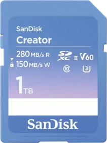 SanDisk Creator R280/W150 1TB, UHS-II U3, Class 10