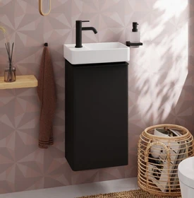 Hansgrohe Xelu Q Waschtischunterschrank 34x60.5cm, Türanschlag links, Griff chrom