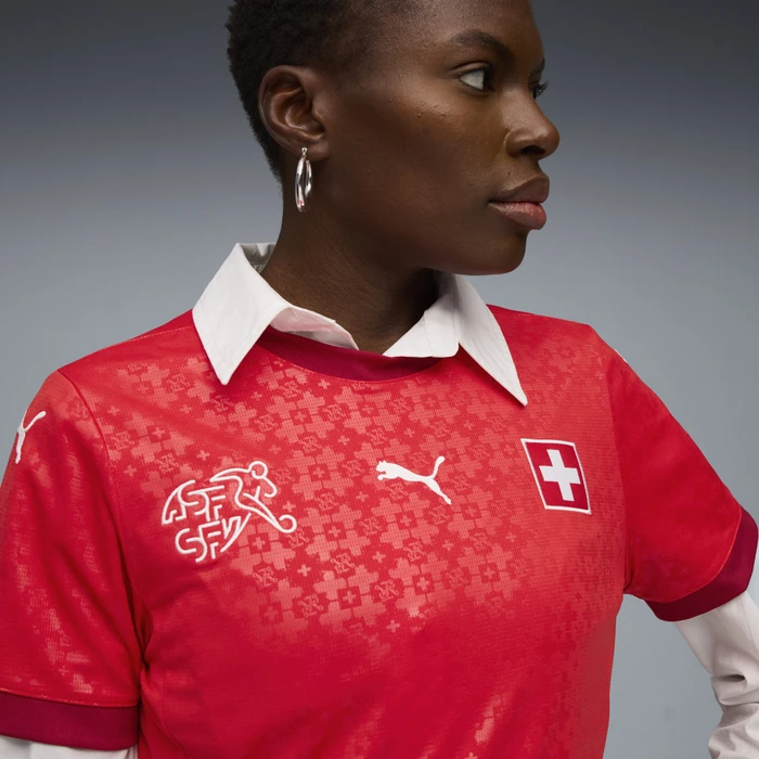 Puma UEFA EURO 2025 Schweiz Frauenteam Heimtrikot (Damen)