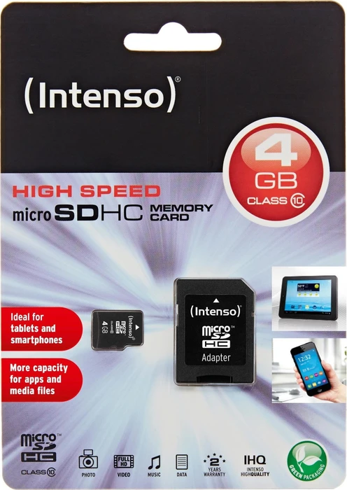 Intenso R20/W12 4GB Kit, Class 10