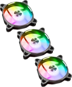 Lian Li BR Digital RGB, grau, LED-Steuerung, 120mm, 3er-Pack