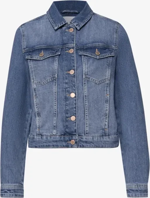 Street One Studio Backprint Jeansjacke medium blue wash (Damen)
