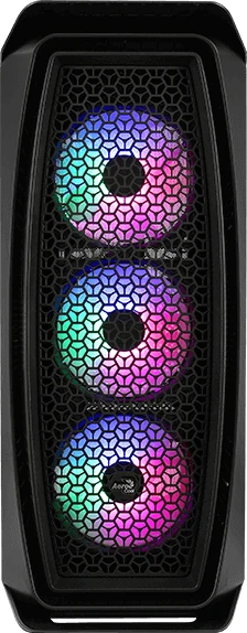 AeroCool Aero One Frost, schwarz, Glasfenster
