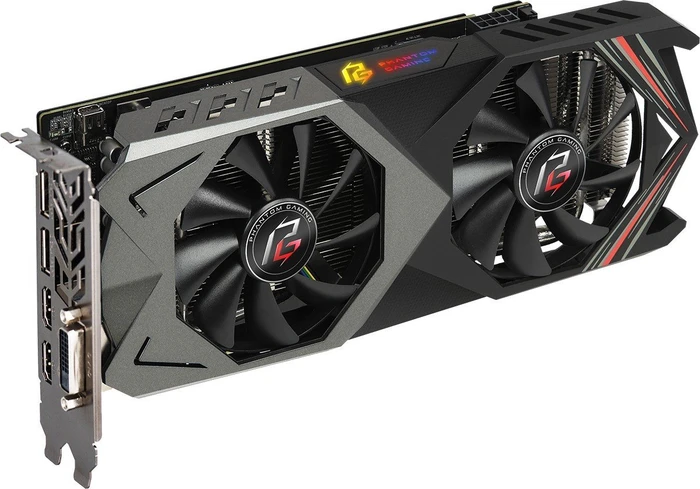 ASRock Radeon RX 590 8G OC, PHANTOM GUR RX590 8G OC, 8GB GDDR5, DVI, 2x HDMI, 2x DP