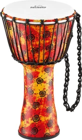 Nino Schnurspann Kunststoff Djembe mit Kunststofffell Medium