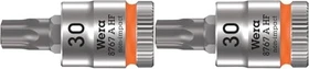 Wera 8767 A HF Zyklop Torx Steckschlüssel 1/4", T30x28mm