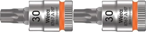 Wera 8767 A HF Zyklop Torx Steckschlüssel 1/4", T30x28mm