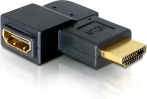 DeLOCK HDMI Adapter, Stecker/Buchse, gewinkelt rechts