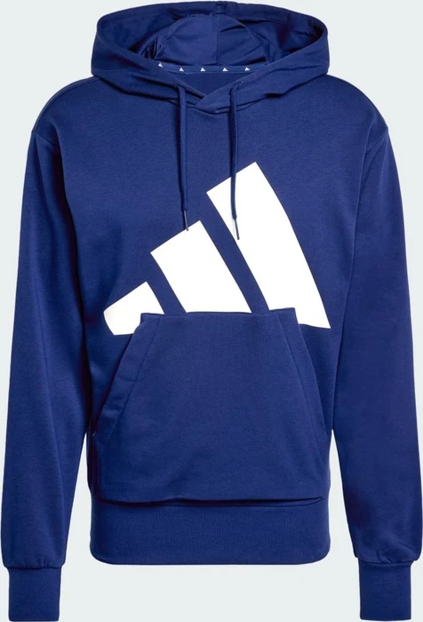adidas Essentials Big Logo French Terry Hoodie dark blue/white (Herren)