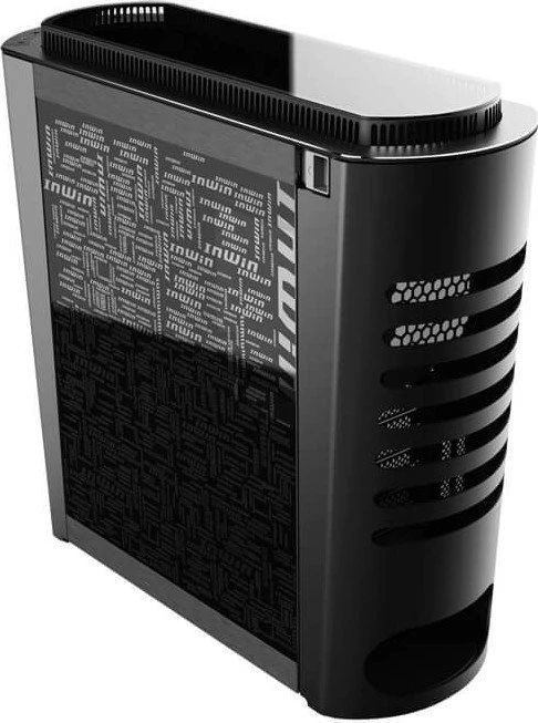 In Win 915, schwarz, Glasfenster