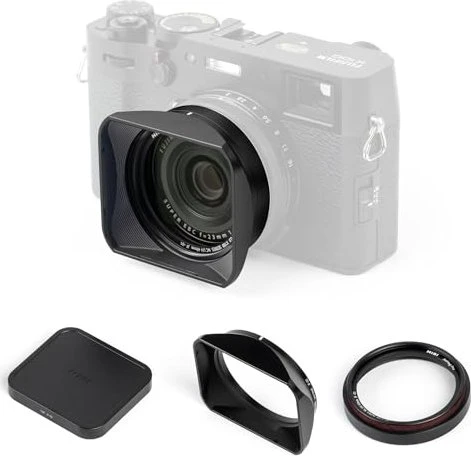 Nisi JetMag Pro Lens Hood Kit für Fujifilm X100 schwarz