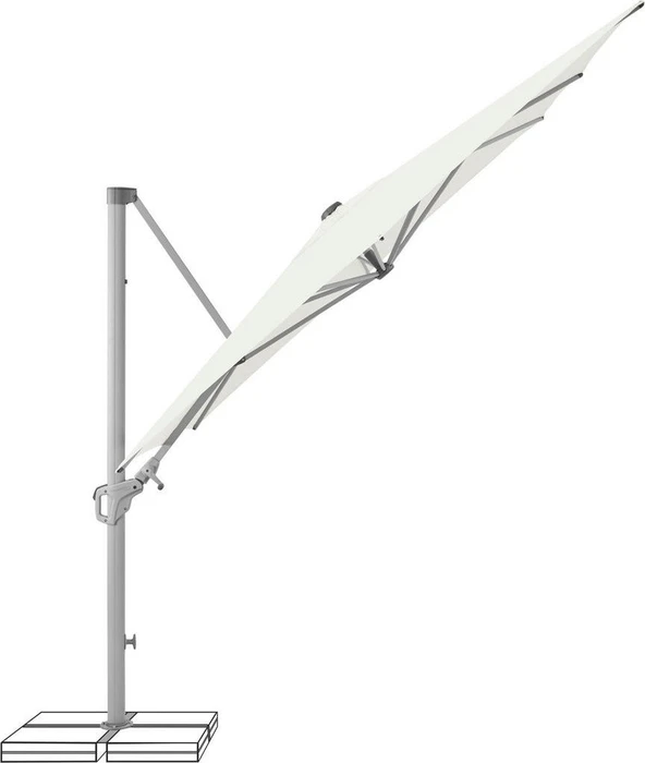 Suncomfort by Glatz Familyflex Sonnenschirm 300cm sand white 050