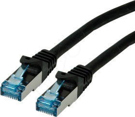 Roline / Secomp GHMT Patchkabel, Cat6a, S/FTP, RJ-45/RJ-45, 20m, schwarz