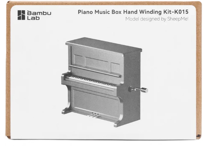 Bambu Lab Piano Music Box Hand Winding Kit