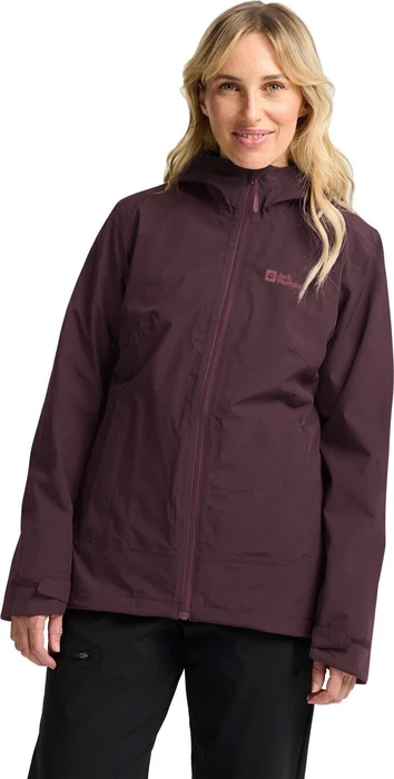 Jack Wolfskin Moonrise 3in1 Funktionsjacke amaranth (Damen)