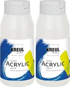 Kreul Solo Goya Triton Acrylic Acrylfarbe, weiß, 750ml