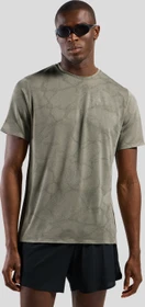 Odlo Zeroweight Engineered Chill-Tec Laufshirt kurzarm agate gray melange (Herren)