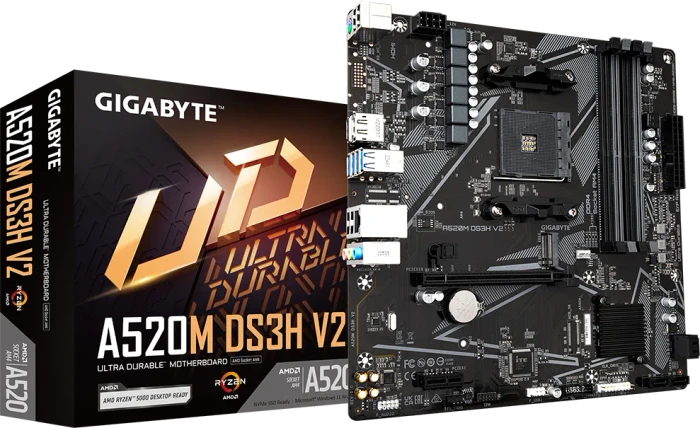 GIGABYTE A520M DS3H V2 (AMD AM4)