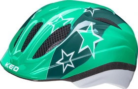 KED Meggy II Kinderhelm green stars