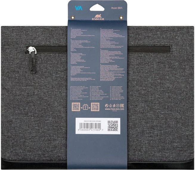 RivaCase Lantau 8805 Schutzhülle für MacBook Pro 16", black melange