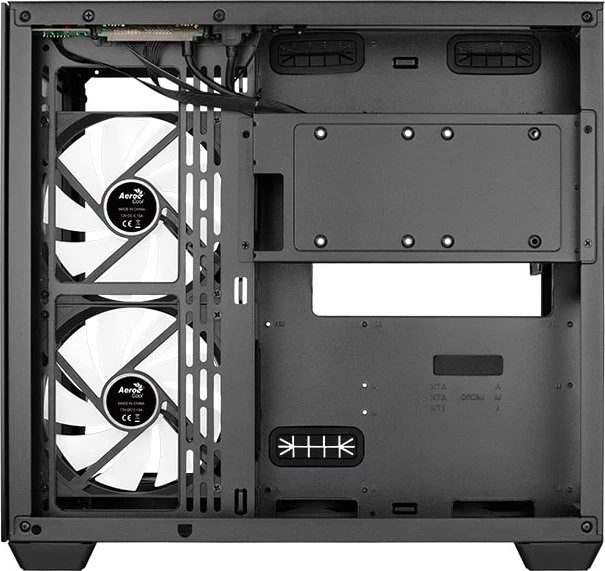 AeroCool Dryft [V1], Lüfter LED Fixed RGB, Glasfenster