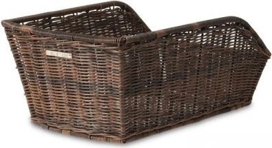 Basil Cento Rattan Look Fahrradkorb braun