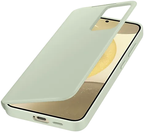 Samsung Smart View Wallet Case für Galaxy S24+ light green