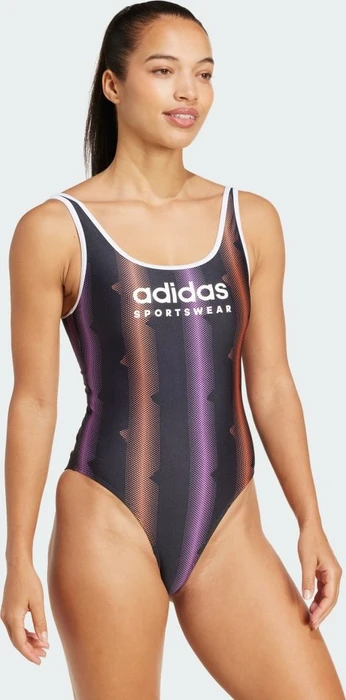 adidas Tiro U-Back Badeanzug schwarz/weiß (Damen)