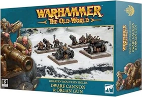 Games Workshop Warhammer The Old World - Dwarfen Mountain Holds - Dwarf Cannon & Organ Gun