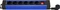 REV Ritter SupraLine mit Schalter, 6-fach, 2.4m, blau/schwarz Vorschaubild
