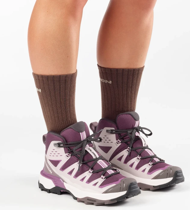 Salomon X Ultra 360 Edge Mid GTX huckleberry/silver cloud/concord grape (Damen)