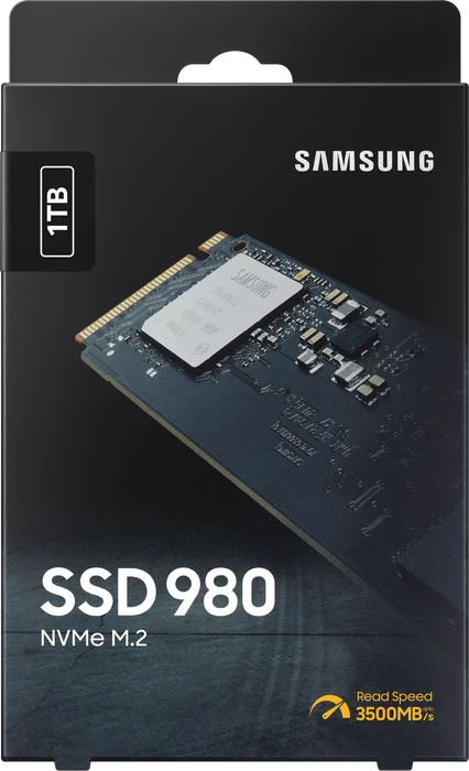 Samsung SSD 980 1TB, M.2 2280 / M-Key / PCIe 3.0 x4