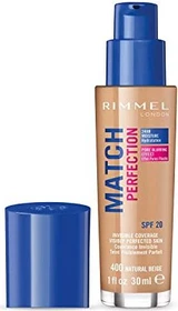 Rimmel Match Perfection Foundation 400 natural beige LSF20, 30ml