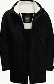 Jack Wolfskin Talforst Funktionsmantel schwarz (Damen)