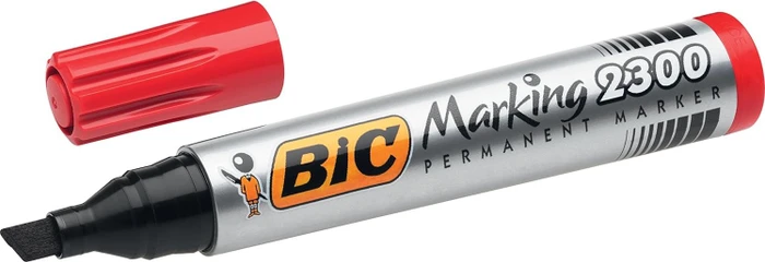 BIC Marking 2300 ECOlutions Permanentmarker Keilspitze 3.7-5.5mm rot