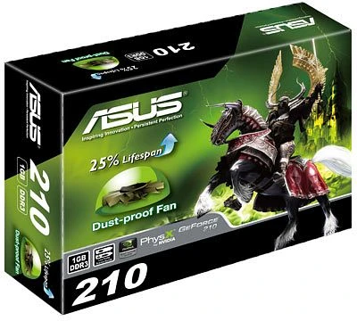 ASUS GeForce 210, 210-1GD3-L, 1GB DDR3, VGA, DVI, HDMI