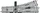 Märklin - Spur H0 Gleis - K-Gleis Weiche links Länge 168.9mm (2265)
